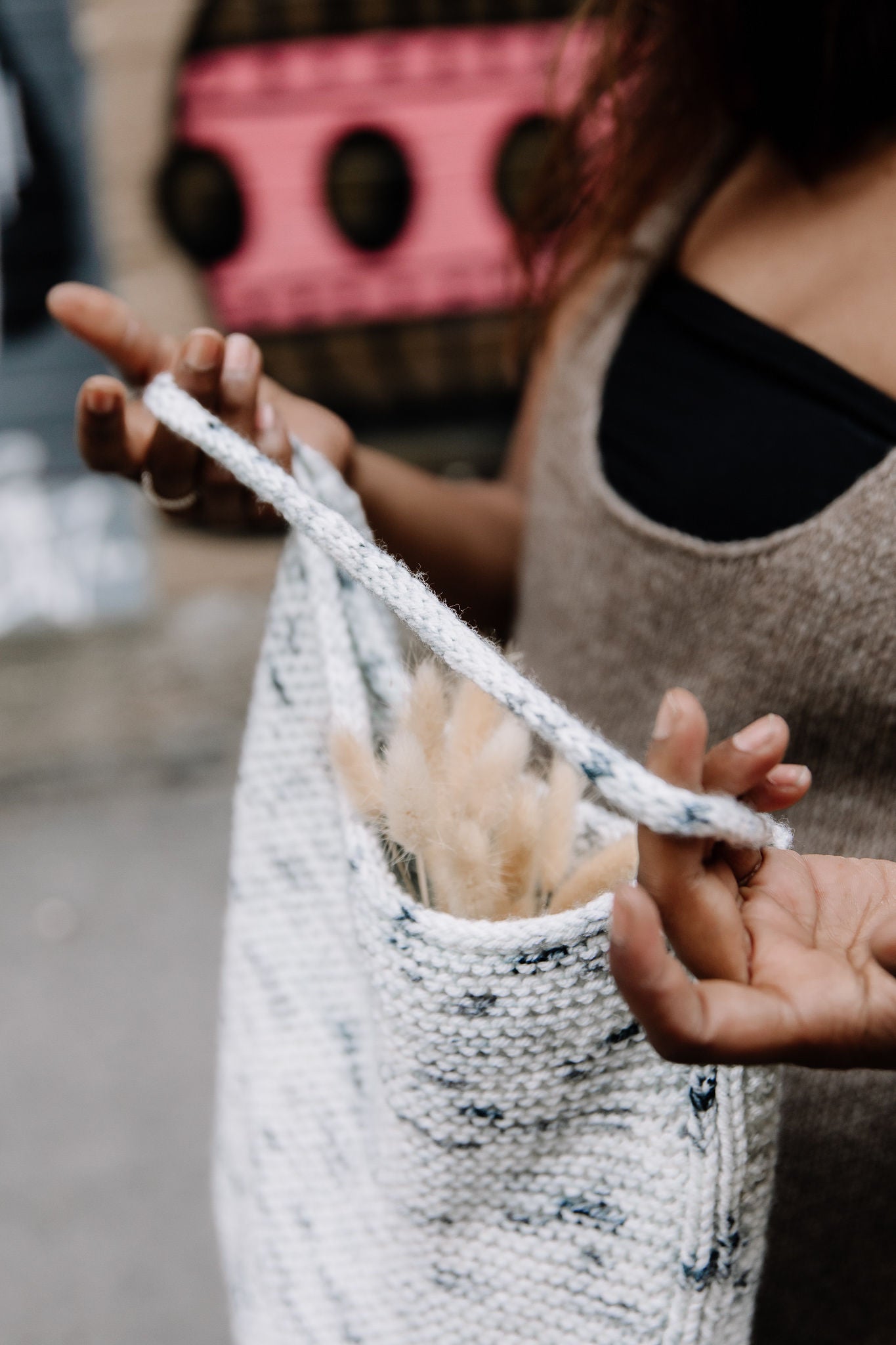 Knit Pattern: Quarry Triangle Bag – whiteowlcrochetco